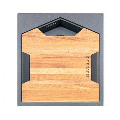 Мойка KitKraken Ocean 45 Rocky Anthracite тёмно-серый 413х444 Мойка KitKraken Ocean 45 Rocky Anthracite тёмно-серый 413х444