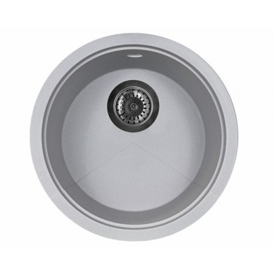 Мойка KitKraken Lake 45 Musepels gray серый 417х417 Мойка KitKraken Lake 45 Musepels gray серый 417х417