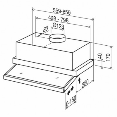 Вытяжка BEST ES 415 BELLAGIO MET 600 Вытяжка BEST ES 415 BELLAGIO MET 600