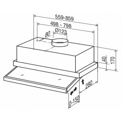 Вытяжка BEST ES 415 BELLAGIO MET 600 Вытяжка BEST ES 415 BELLAGIO MET 600