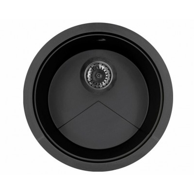 Мойка KitKraken Lake 45 Carbone noir чёрный 417х417 Мойка KitKraken Lake 45 Carbone noir чёрный 417х417