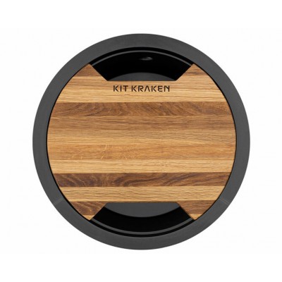 Мойка KitKraken Lake 45 Carbone noir чёрный 417х417 Мойка KitKraken Lake 45 Carbone noir чёрный 417х417