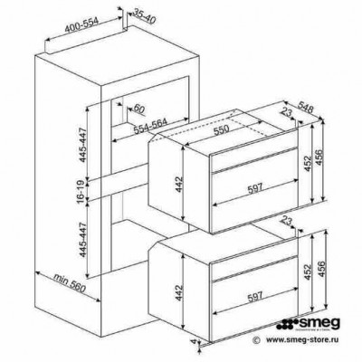 МИКРОВОЛНОВАЯ ПЕЧЬ SMEG SF4800MPO МИКРОВОЛНОВАЯ ПЕЧЬ SMEG SF4800MPO