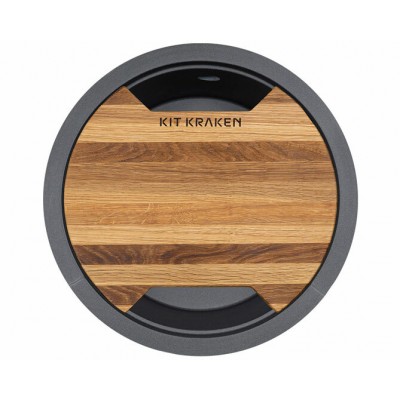 Мойка KitKraken Lake 45 Rocky Anthracite тёмно-серый 417х417 Мойка KitKraken Lake 45 Rocky Anthracite тёмно-серый 417х417