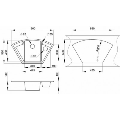 Granula GR-9001 брют 900х520мм Granula GR-9001 брют 900х520мм