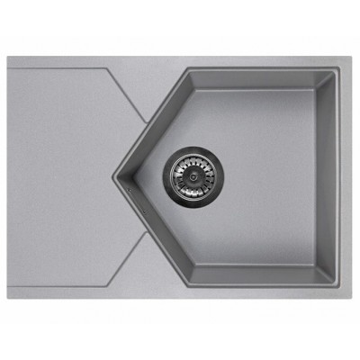 Мойка KitKraken Sea 45 Musepels gray серый 592х420 Мойка KitKraken Sea 45 Musepels gray серый 592х420