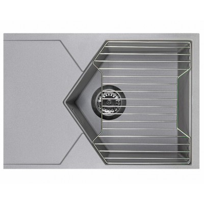 Мойка KitKraken Sea 45 Musepels gray серый 592х420 Мойка KitKraken Sea 45 Musepels gray серый 592х420