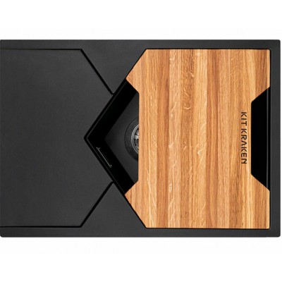 Мойка KitKraken Sea 45 Carbone noir чёрный 592х420 Мойка KitKraken Sea 45 Carbone noir чёрный 592х420