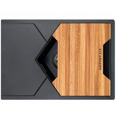 Мойка KitKraken Sea 45 Rocky Anthracite тёмно-серый 592х420 Мойка KitKraken Sea 45 Rocky Anthracite тёмно-серый 592х420