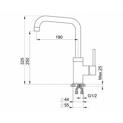 Смеситель Granula GR-0041 эспрессо Смеситель Granula GR-0041 эспрессо