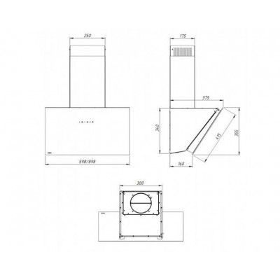 ВЫТЯЖКА AKPO WK-9 Saturn 60 см. черный ВЫТЯЖКА AKPO WK-9 Saturn 60 см. черный