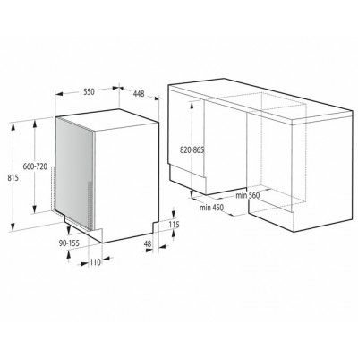 Посудомоечная машина GORENJE GV531E10 Посудомоечная машина GORENJE GV531E10