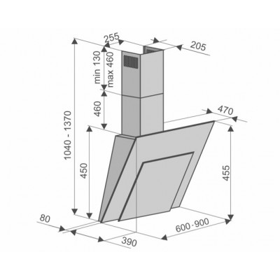 Вытяжка Cleona White 60 Вытяжка Cleona White 60