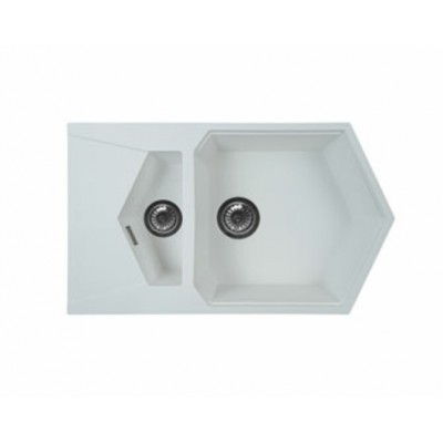 Мойка KitKraken Pond 55 Galdhopiggen white белый 741х435 Мойка KitKraken Pond 55 Galdhopiggen white белый 741х435