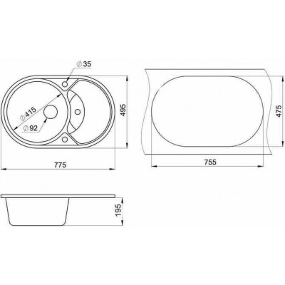 Granula GR-7801 пирит 775х495мм Granula GR-7801 пирит 775х495мм