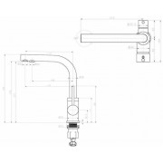 Смеситель PAULMARK Essen Es213011-402 серый металлик (с подкл. фильтра)