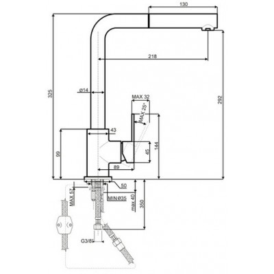 СМЕСИТЕЛЬ SMEG MID1CR хром СМЕСИТЕЛЬ SMEG MID1CR хром
