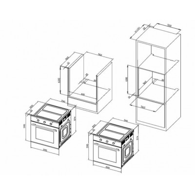 Духовой шкаф электрический Hyundai HEO 6740 WG белый Духовой шкаф электрический Hyundai HEO 6740 WG белый