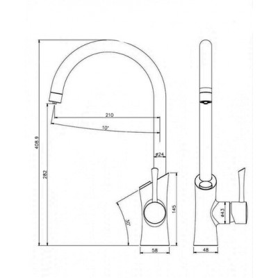 Смеситель Lemark LM3072C с подкл. фильтра, Хром. Смеситель Lemark LM3072C с подкл. фильтра, Хром.