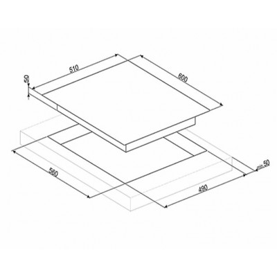 Индукционная варочная панель SMEG SIM662WLDX Индукционная варочная панель SMEG SIM662WLDX