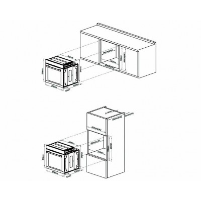Духовой шкаф электрический Hyundai HEO 6730 BG черный Духовой шкаф электрический Hyundai HEO 6730 BG черный