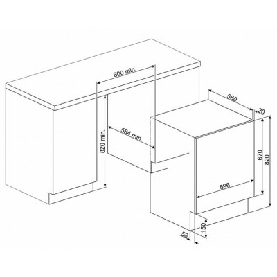 Стиральная машина встр. LSIA147S Стиральная машина встр. LSIA147S