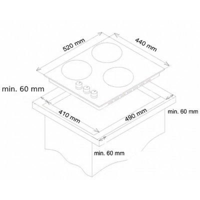 Варочная поверхность электрическая SIMFER H45D13B055 Варочная поверхность электрическая SIMFER H45D13B055