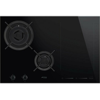 Комбинированная варочная панель SMEG PM6721WLDX Комбинированная варочная панель SMEG PM6721WLDX