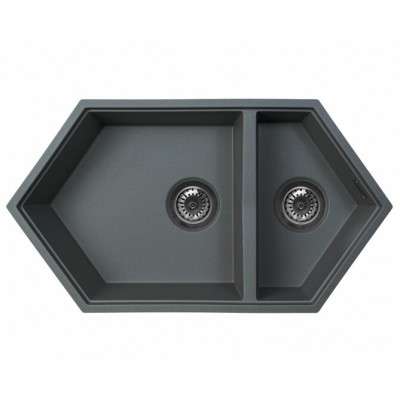 Мойка KitKraken Creek Graphite тёмно-серый 900х500 Мойка KitKraken Creek Graphite тёмно-серый 900х500