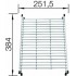 Решетка нерж. 384х251,5 мм Решетка нерж. 384х251,5 мм
