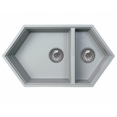 Мойка KitKraken Creek Grey серый 900х500 Мойка KitKraken Creek Grey серый 900х500