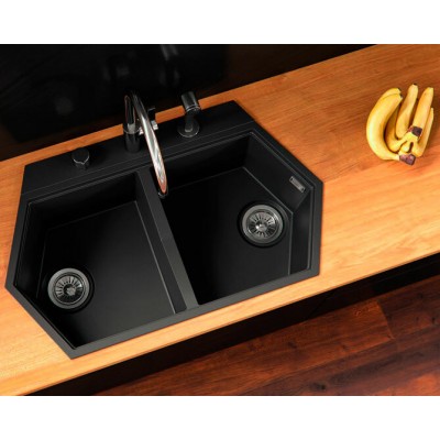 Мойка KitKraken Gulf Black чёрный 850х444 Мойка KitKraken Gulf Black чёрный 850х444