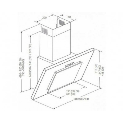 ВЫТЯЖКА AKPO WK-4 Nero eco line 60 см. белый ВЫТЯЖКА AKPO WK-4 Nero eco line 60 см. белый