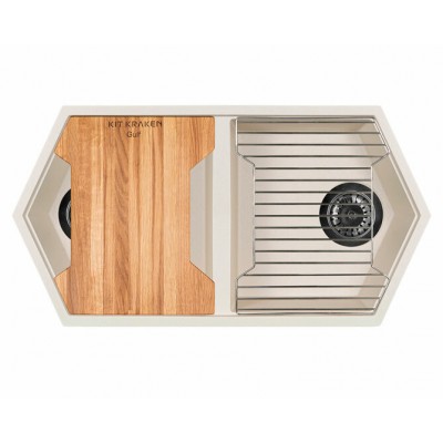 Мойка KitKraken Gulf Creamy бежевый 850х444 Мойка KitKraken Gulf Creamy бежевый 850х444