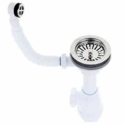 Сифон GRAND 3 1/2 " с круглым переливом Эконом Сифон GRAND 3 1/2 " с круглым переливом Эконом