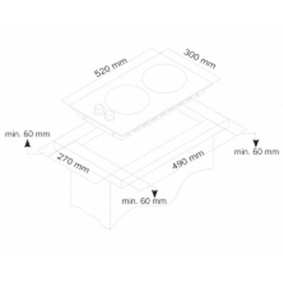 Варочная поверхность газовая LUX DORF H30V20M450 Варочная поверхность газовая LUX DORF H30V20M450