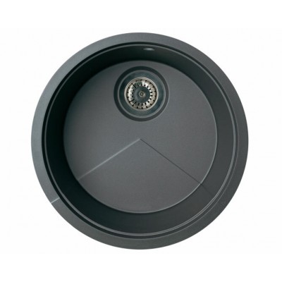 Мойка KitKraken Lake Graphite тёмно-серый 510х510 Мойка KitKraken Lake Graphite тёмно-серый 510х510