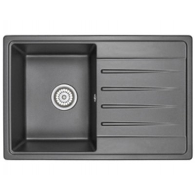 Мойка GRANULA ST-7602 чёрный 760х500мм (без сливной арматуры) Мойка GRANULA ST-7602 чёрный 760х500мм (без сливной арматуры)