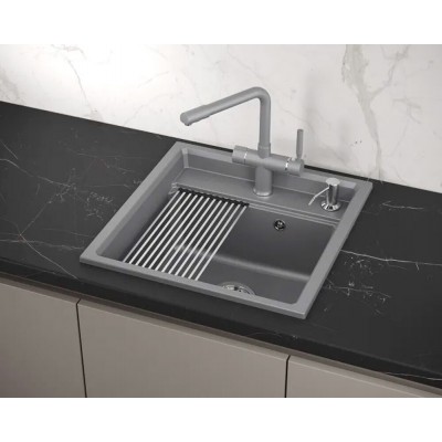 Мойка GRANULA KS-5002 алюминиум 500х510мм Мойка GRANULA KS-5002 алюминиум 500х510мм