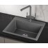 Кухонная мойка GRANULA ES-5804 графит 580х500мм Кухонная мойка GRANULA ES-5804 графит 580х500мм