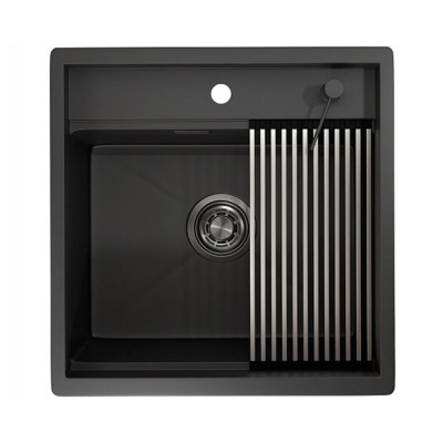Кухонная мойка Granula KS-5051 ЧЕРНЫЙ МАТОВЫЙ 500х510 мм Кухонная мойка Granula KS-5051 ЧЕРНЫЙ МАТОВЫЙ 500х510 мм