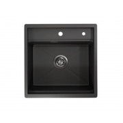 Кухонная мойка Granula KS-5051 ЧЕРНЫЙ МАТОВЫЙ 500х510 мм