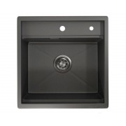 Кухонная мойка Granula KS-5051 ГРАФИТ МАТОВЫЙ 500х510 мм