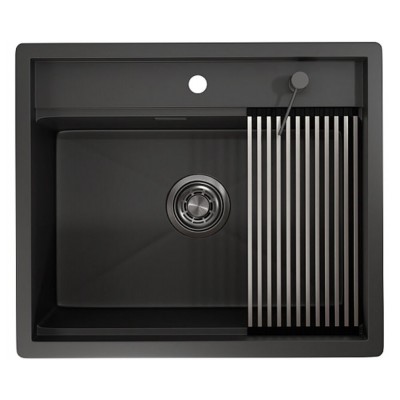 Кухонная мойка Granula KS-6051 ЧЕРНЫЙ МАТОВЫЙ 600х510 мм Кухонная мойка Granula KS-6051 ЧЕРНЫЙ МАТОВЫЙ 600х510 мм