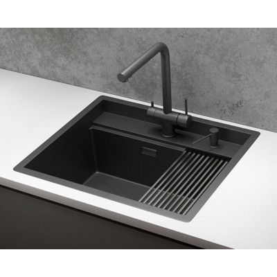 Кухонная мойка Granula KS-6051 ЧЕРНЫЙ МАТОВЫЙ 600х510 мм Кухонная мойка Granula KS-6051 ЧЕРНЫЙ МАТОВЫЙ 600х510 мм