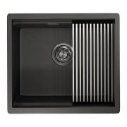 Кухонная мойка Granula KS-5045U ЧЕРНЫЙ МАТОВЫЙ 500х445 мм