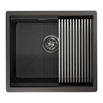 Кухонная мойка Granula KS-5045U ЧЕРНЫЙ МАТОВЫЙ 500х445 мм Кухонная мойка Granula KS-5045U ЧЕРНЫЙ МАТОВЫЙ 500х445 мм