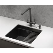 Кухонная мойка Granula KS-5045U ЧЕРНЫЙ МАТОВЫЙ 500х445 мм