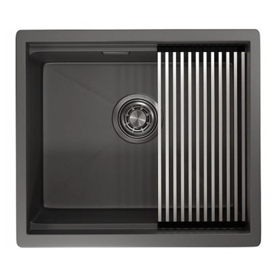 Кухонная мойка Granula KS-5045U ГРАФИТ МАТОВЫЙ 500х445 мм Кухонная мойка Granula KS-5045U ГРАФИТ МАТОВЫЙ 500х445 мм