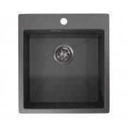 Кухонная мойка Granula GR-4600 ГРАФИТ МАТОВЫЙ 460х510 мм